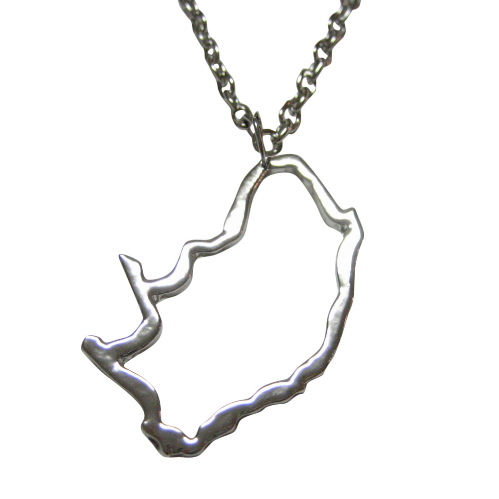 South Africa Map Pendant Necklace